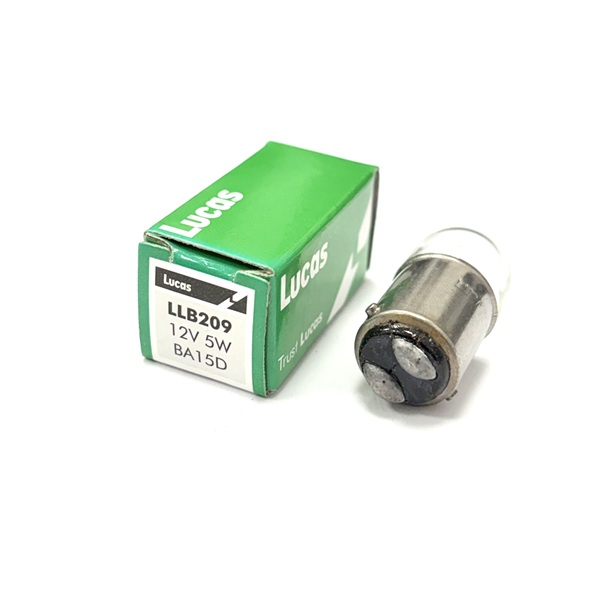 Lucas LLB209 - R5W BA15D 12V 5W Clear Bulb (image for) Lucas LLB209 - R5W BA15D 12V 5W Clear Bulb