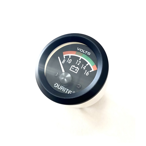 12V Battery Condition Voltmeter, 90° Sweep Dial (image for) 12V Battery Condition Voltmeter, 90° Sweep Dial
