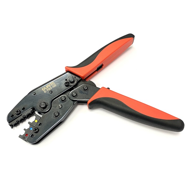 Ratchet Crimping Tool for Pre-Insulated Terminals - Durite (image for) Ratchet Crimping Tool for Pre-Insulated Terminals - Durite