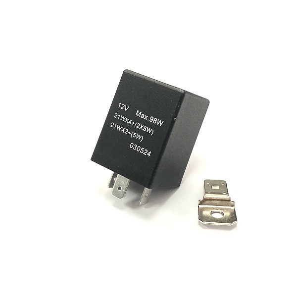12v 3 Pin Flasher Unit Indicator Relay 2/4 x 21W (image for) 12v 3 Pin Flasher Unit Indicator Relay 2/4 x 21W