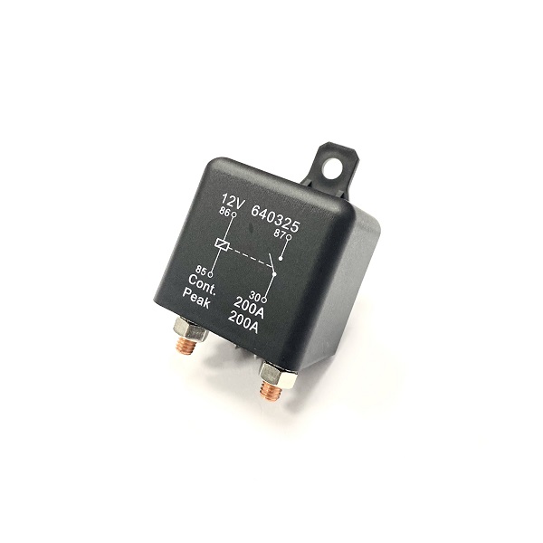 12V 200A Heavy Duty Normally Open Relay - 2 x M6 Studs (image for) 12V 200A Heavy Duty Normally Open Relay - 2 x M6 Studs