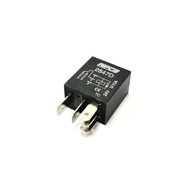 5 Pin Micro Changeover Relay With Diode - 24v 5/10A (image for) 5 Pin Micro Changeover Relay With Diode - 24v 5/10A