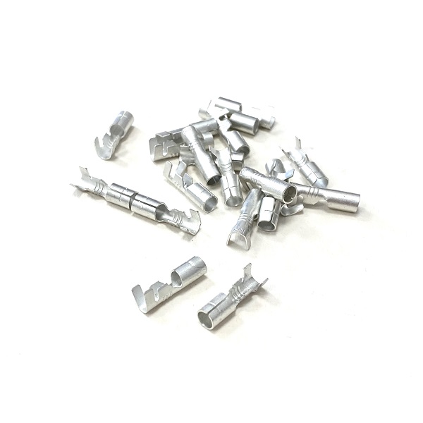 3.9mm Japanese Style Bullet Connectors Tin Plated - Female (image for) 3.9mm Japanese Style Bullet Connectors Tin Plated - Female