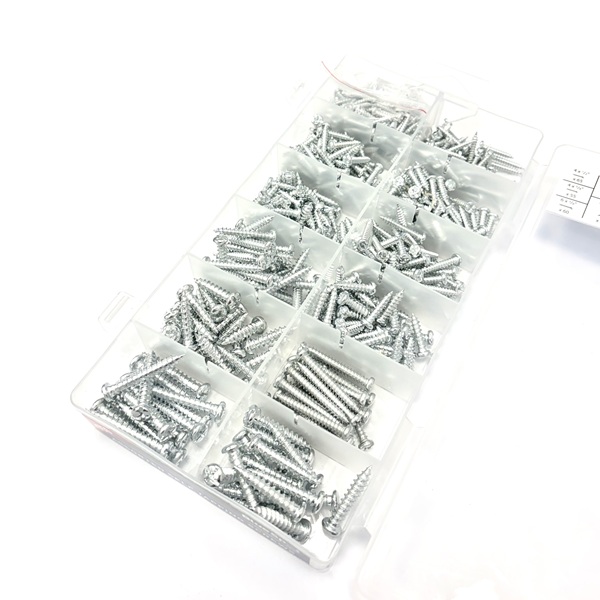 Self Tapping Screw Assortment Box - 550 Pieces (image for) Self Tapping Screw Assortment Box - 550 Pieces