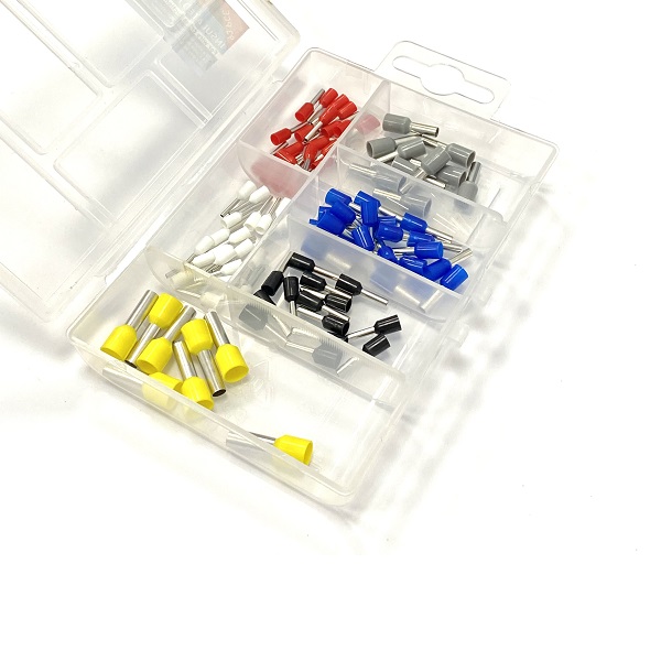 Insulated Cord End Ferrule Terminal Assortment Kit - 93 Pieces (image for) Insulated Cord End Ferrule Terminal Assortment Kit - 93 Pieces