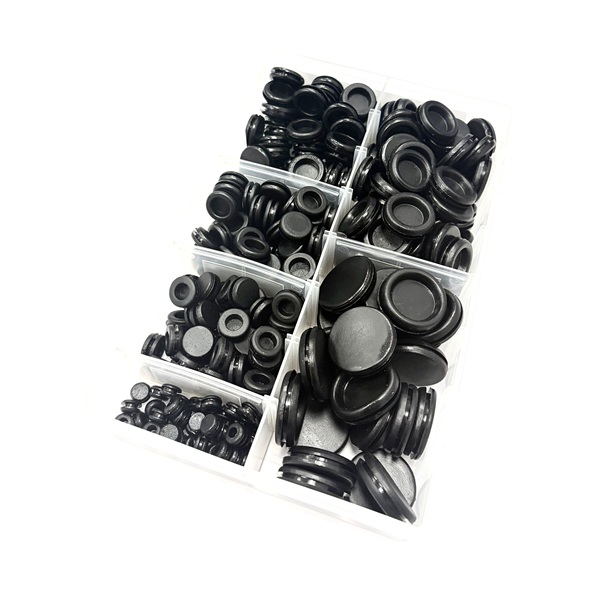 Rubber Blanking Grommet Assortment Kit - 280 Pieces (image for) Rubber Blanking Grommet Assortment Kit - 280 Pieces