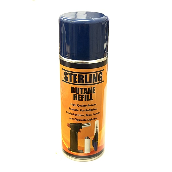 Butane Gas Aerosol Refill - 400ml (image for) Butane Gas Aerosol Refill - 400ml