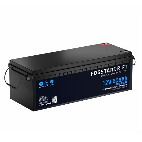 Fogstar Drift 608Ah 12V Lithium Leisure Battery (image for) Fogstar Drift 608Ah 12V Lithium Leisure Battery