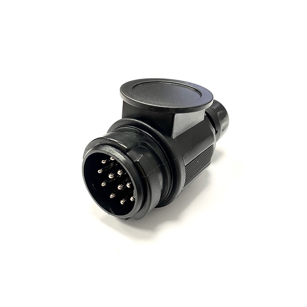 13 Pin Trailer Plug - Nickel Plated Pins (image for) 13 Pin Trailer Plug - Nickel Plated Pins