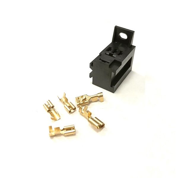 Micro Relay Base With Terminals - Bracket Or Gang Mounting (image for) Micro Relay Base With Terminals - Bracket Or Gang Mounting