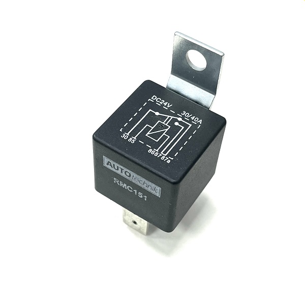 24V 30/40A 5 Pin Change Over Relay With Heavy Duty Terminals (image for) 24V 30/40A 5 Pin Change Over Relay With Heavy Duty Terminals