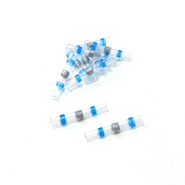Blue Heat Shrink Solder Connector - Adhesive Lined 1.5-2.5mm² Cable (image for) Blue Heat Shrink Solder Connector - Adhesive Lined 1.5-2.5mm² Cable