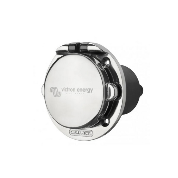 Shore Power Power Inlet With Cover - Stainless Steel 16A/250Vac (image for) Shore Power Power Inlet With Cover - Stainless Steel 16A/250Vac