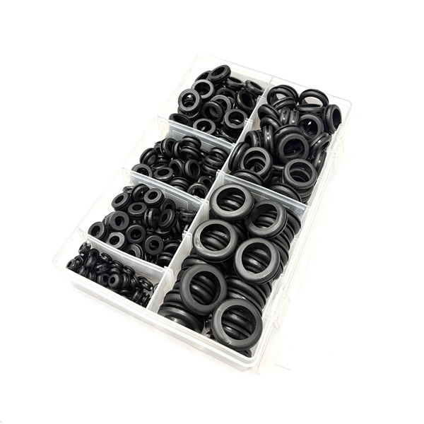 Rubber Wiring Grommet Assortment Kit - 280 Pieces (image for) Rubber Wiring Grommet Assortment Kit - 280 Pieces